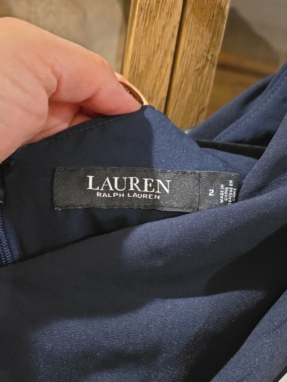 NWT RALPH LAUREN | $175 Crepe Off-the-Shoulder Cocktail Dress - Picture 9 of 9